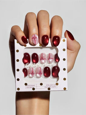 Celebritips Ruby Darling Press-On Nail Set Holiday 2026 NIB
